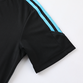 Conjunto Adidas Masculino Bermuda e Camisa Preta e Azul