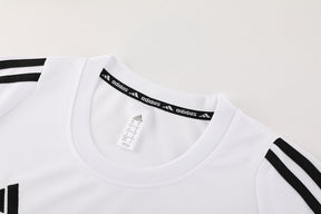 Conjunto Adidas Climacool Masculino - Bermuda Preta e Camisa Branca