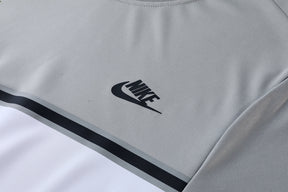 Conjunto Nike Masculino Camisa e Bermuda Cinza e Branco