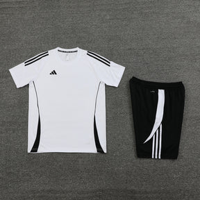 Conjunto Adidas Climacool Masculino - Bermuda Preta e Camisa Branca