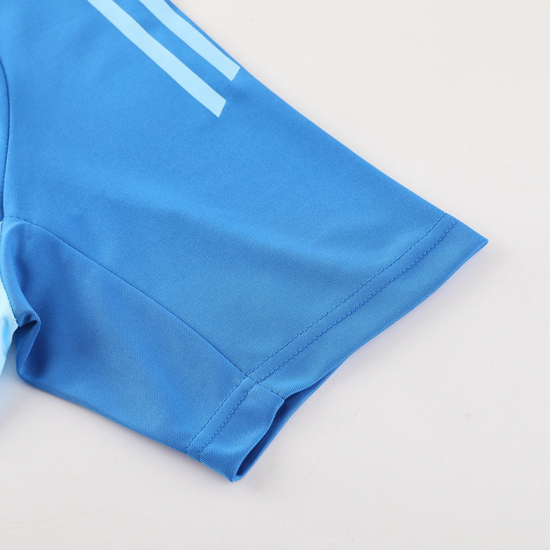 Conjunto Adidas Masculino Bermuda e Camisa Azul