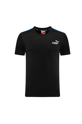 Conjunto Puma Masculino Camisa e Bermuda Preta e Azul