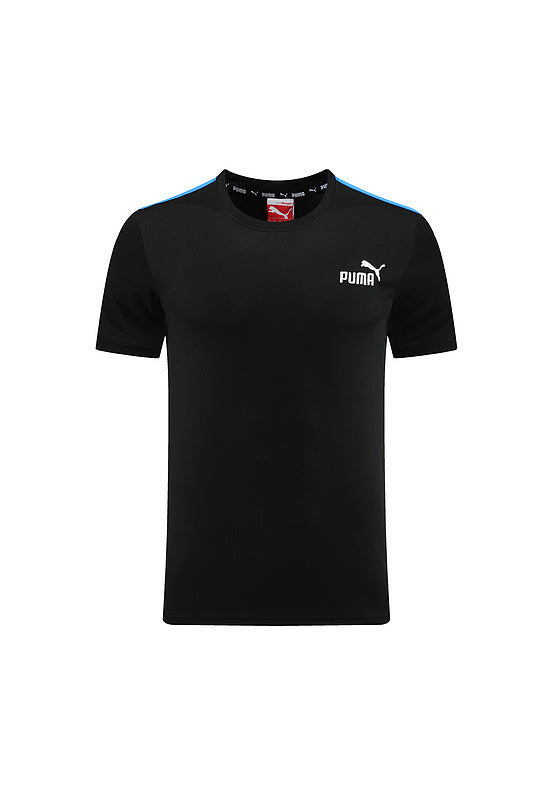 Conjunto Puma Masculino Camisa e Bermuda Preta e Azul
