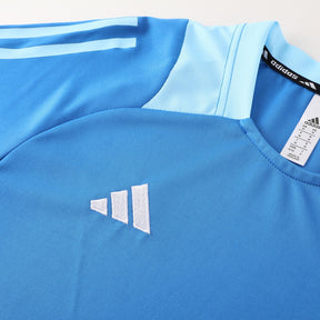 Conjunto Adidas Masculino Bermuda e Camisa Azul