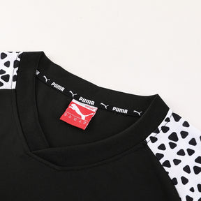 Conjunto Puma Masculino Camisa e Bermuda Preto e Branco
