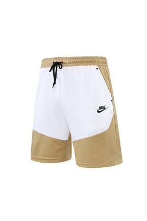Conjunto Nike Masculino Camisa e Bermuda Marrom e Branco
