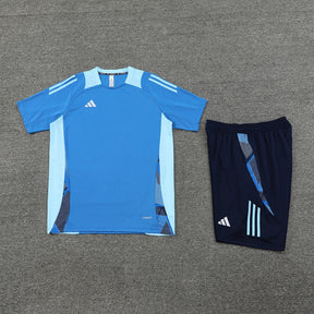 Conjunto Adidas Masculino Bermuda e Camisa Azul