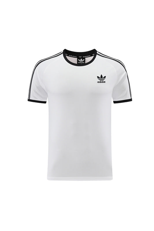 Conjunto Adidas Masculino Camisa Branco e Bermuda Preto