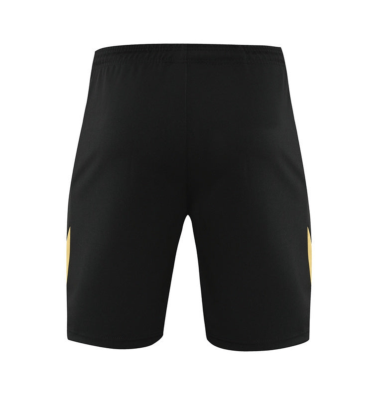 Conjunto Nike Masculino Camisa e Bermuda Preto e Dourado