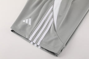 Conjunto Adidas Climacool Masculino - Bermuda e Camisa Cinza Com Branco