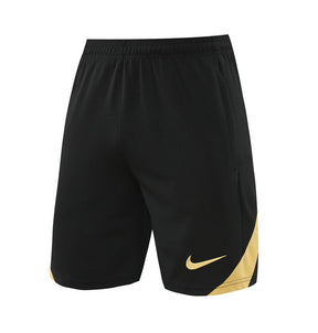 Conjunto Nike Masculino Camisa e Bermuda Preto e Dourado