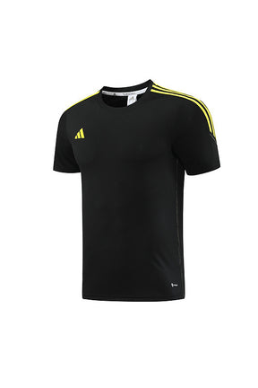 Conjunto Adidas Masculino Bermuda e Camisa Preto e Amarelo
