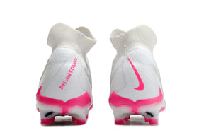 Chuteira Nike Campo Phantom GX Elite FG - Branco/Rosa