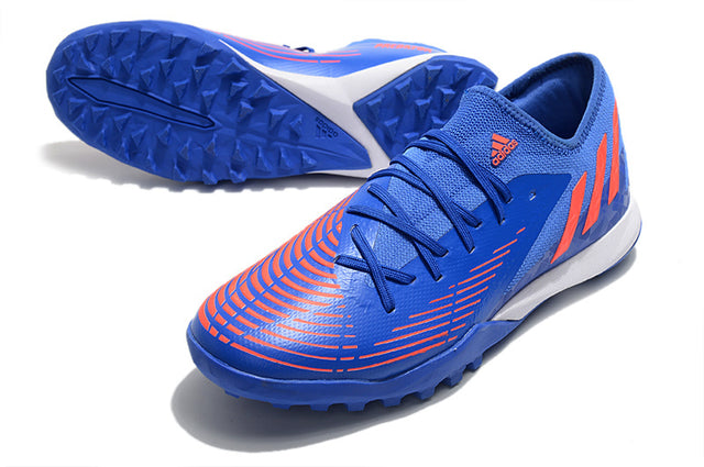 Chuteira Adidas Predator Edge.3 Low Society TF "Sapphire Edge"