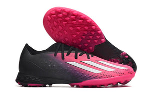Chuteira Adidas X Speedportal.1 Society TF - Rosa/Preto