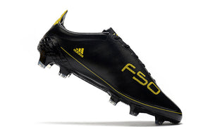 Chuteira Adidas F50 X Ghosted.1 FG - Preto/Amarelo