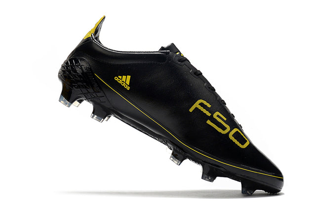 Chuteira Adidas F50 X Ghosted.1 FG - Preto/Amarelo