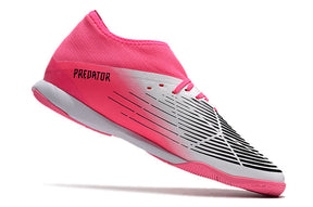 Chuteira Adidas Predator Edge.3 Futsal IC - Branco/Rosa