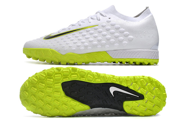 Chuteira Nike Phantom Ultra Venom Society TF - Branco/Verde