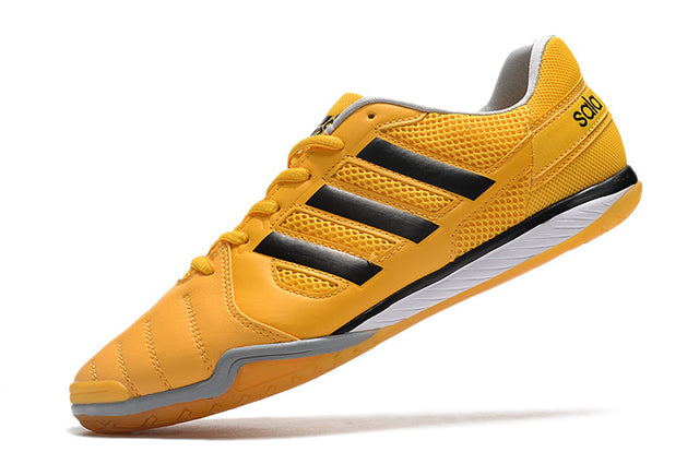 Chuteira Adidas Top Sala Futsal - Amarelo/Preto/Branco