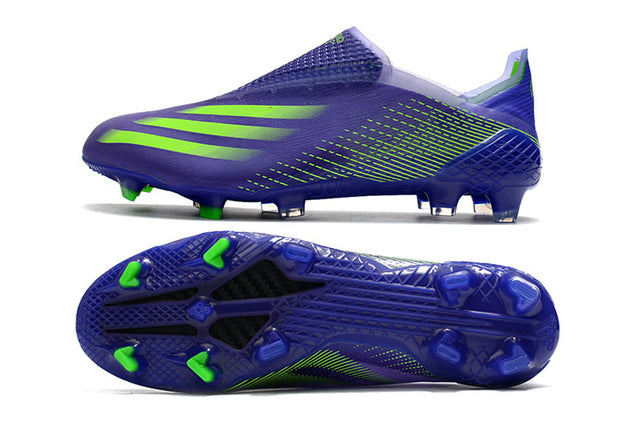 Chuteira Adidas Ghosted+ Campo FG - Roxo/Verde