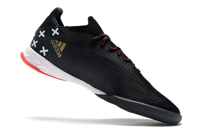 Chuteira Adidas X Speedflow.1 Futsal - Preto/Vermelho