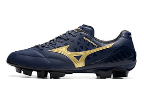 Chuteira Mizuno Wave Ignitus Japan FG - Preto/Dourado