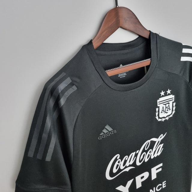 Camisa de Treino Seleção Argentina 2022 Adidas - Preto - Loja da Seven Oficial
