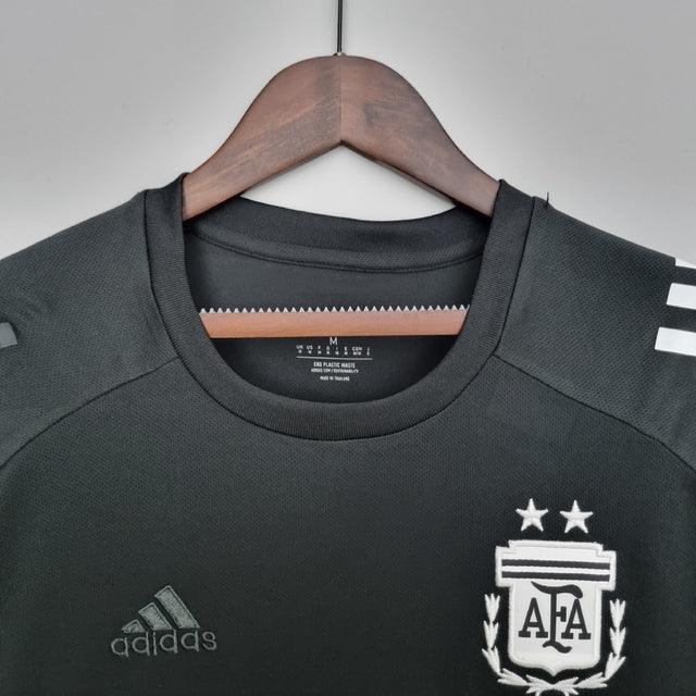 Camisa de Treino Seleção Argentina 2022 Adidas - Preto - Loja da Seven Oficial