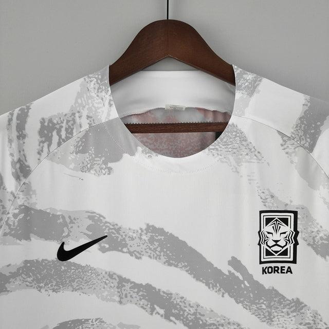 Camisa de Treino Seleção Coréia do Sul 2022 Nike - Branco e Cinza - Loja da Seven Oficial