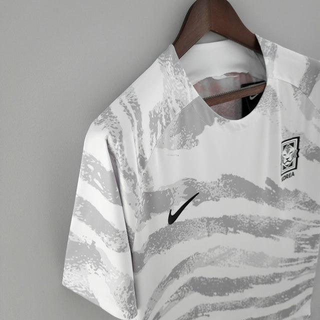 Camisa de Treino Seleção Coréia do Sul 2022 Nike - Branco e Cinza - Loja da Seven Oficial