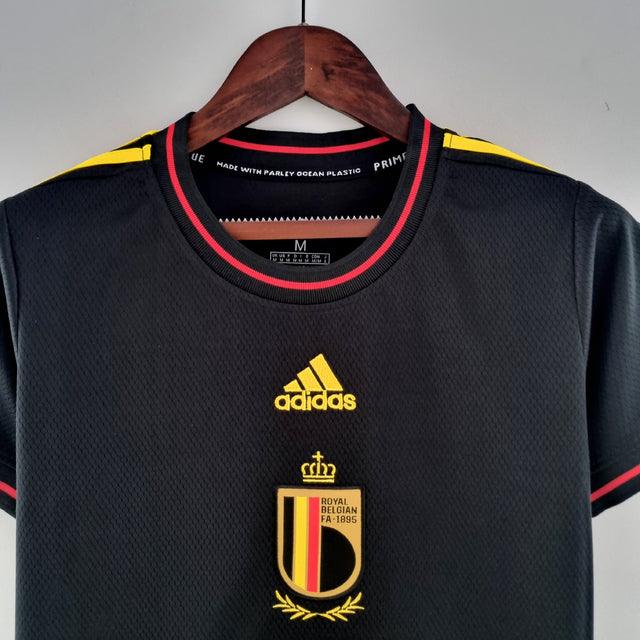 Camisa Feminina Bélgica 22/23 Adidas - Preto - Loja da Seven Oficial