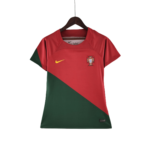 Camisa Feminina Portugal 22/23 Nike - Vinho e Verde - Loja da Seven Oficial