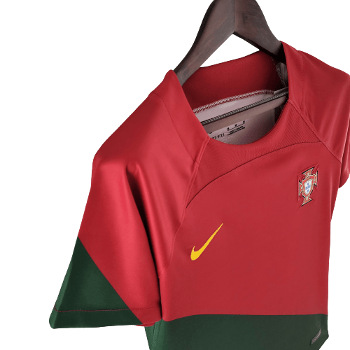 Camisa Feminina Portugal 22/23 Nike - Vinho e Verde - Loja da Seven Oficial