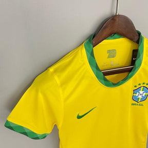 Camisa Feminina Seleção Brasil I 21/22 Nike - Amarela - Loja da Seven Oficial