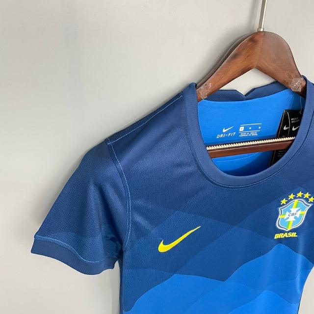 Camisa Feminina Seleção Brasil II 21/22 Nike - Azul - Loja da Seven Oficial