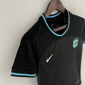 Camisa Feminina Seleção Brasil Nike 2022 - Preto - Conceito Preto - Loja da Seven Oficial