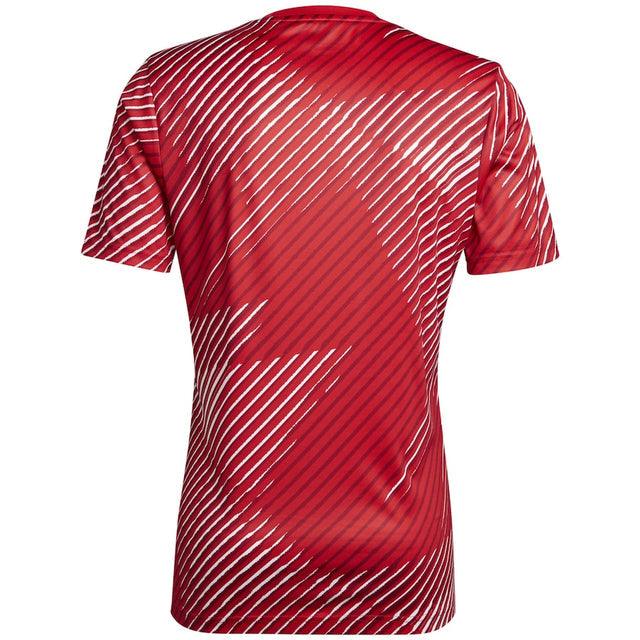 Camisa Pré-jogo Seleção Japão 2022 Adidas - Vermelho - Loja da Seven Oficial
