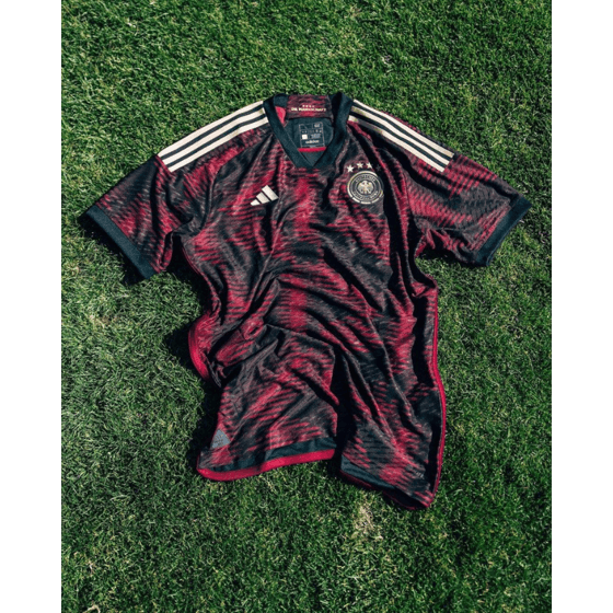 Camisa Seleção Alemanha II 2022 Adidas - Preto - Loja da Seven Oficial