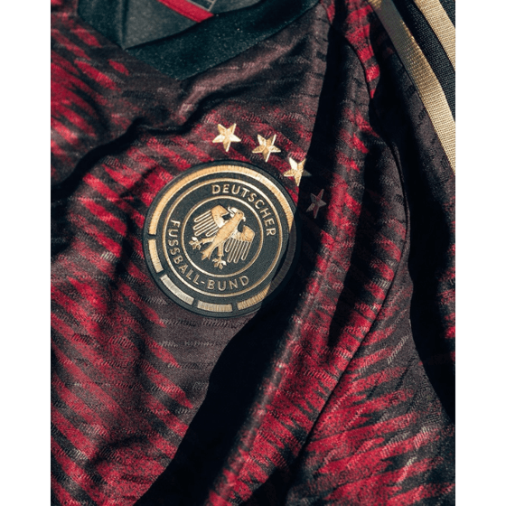 Camisa Seleção Alemanha II 2022 Adidas - Preto - Loja da Seven Oficial