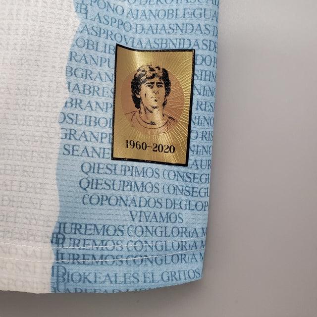 Camisa Seleção Argentina [Conceito Maradona] 21/22 Adidas - Azul e Branco - Loja da Seven Oficial