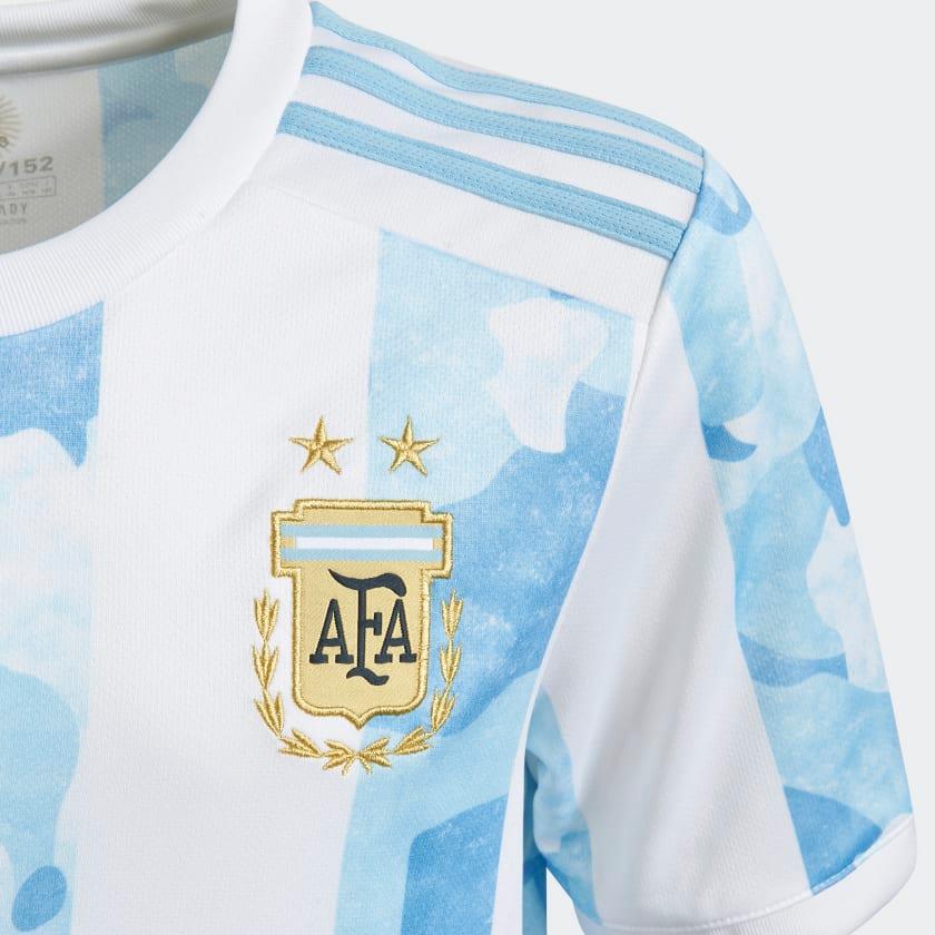 Camisa Seleção Argentina I 21/22 Adidas - Azul e Branca - Loja da Seven Oficial