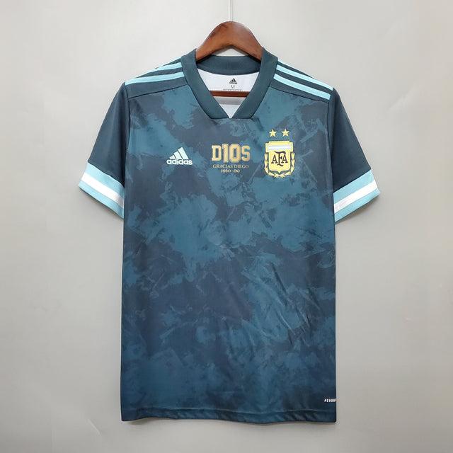 Camisa Seleção Argentina II [Maradona 10] 21/22 Adidas - Azul Escuro - Loja da Seven Oficial