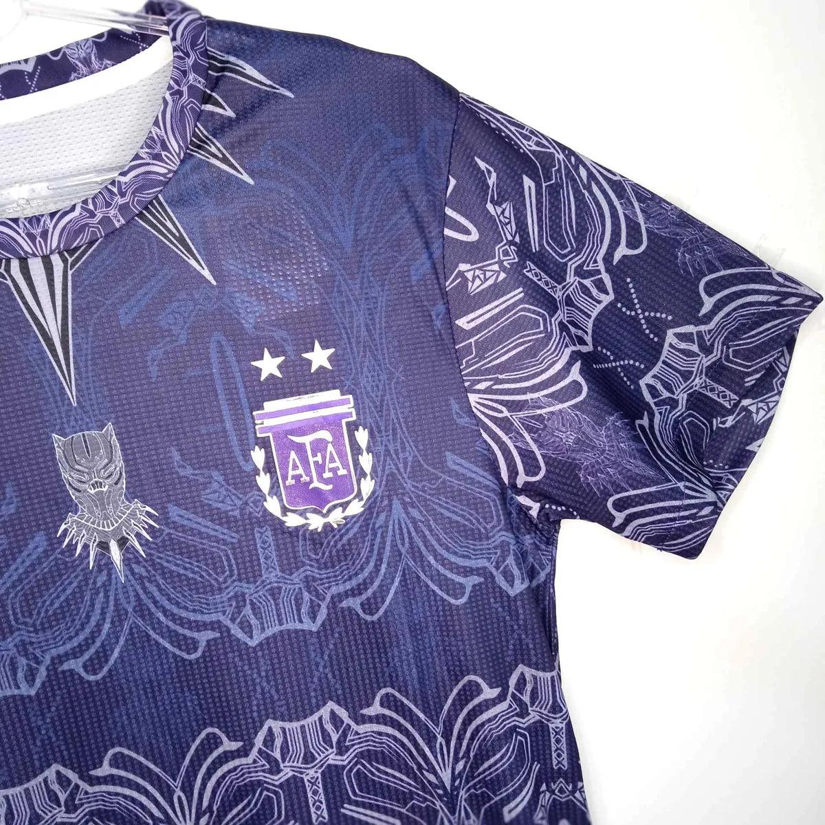 Camisa Seleção Argentina Wakanda [Pantera Negra] 2022 Adidas - Roxo - Loja da Seven Oficial