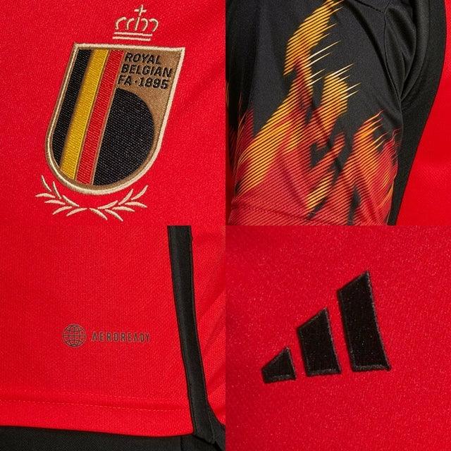 Camisa Seleção Bélgica I 2022 Adidas - Vermelho - Loja da Seven Oficial