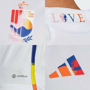 Camisa Seleção Bélgica II 2022 Adidas - Branco - Loja da Seven Oficial