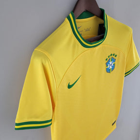 Camisa Seleção Brasil 2022 Nike - Amarela - Conceito Amarela - Loja da Seven Oficial