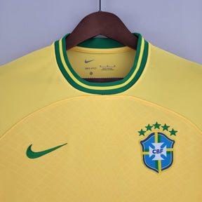 Camisa Seleção Brasil 2022 Nike - Amarela - Conceito Amarela - Loja da Seven Oficial