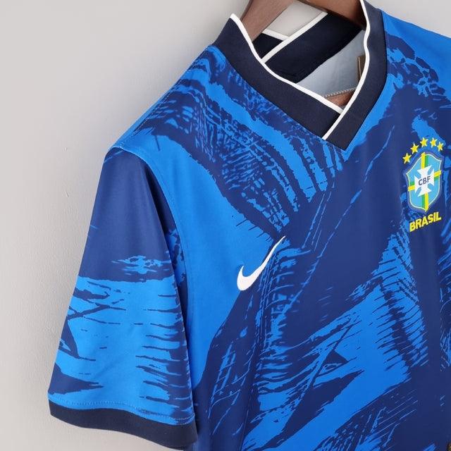 Camisa Seleção Brasil 2022 Nike - Azul - Conceito Azul Escuro - Loja da Seven Oficial