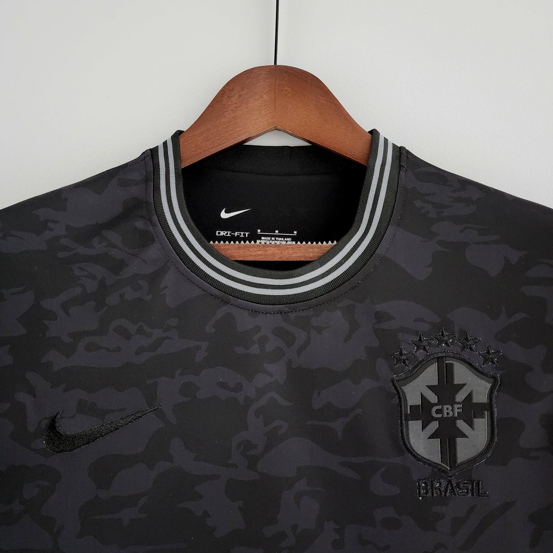 Camisa Seleção Brasil 2022 Nike - Preto - Conceito All Black - Loja da Seven Oficial
